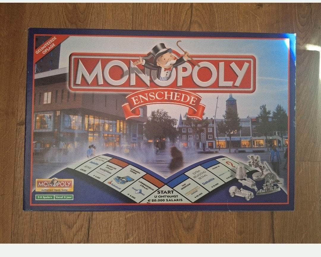Monopoly Editie Enschede Compleet, Ophalen of Verzenden, Zo goed als nieuw
