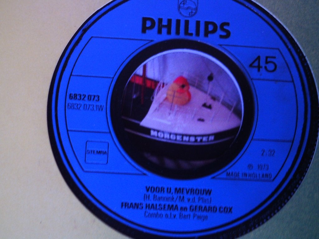 frans halsema / gerard cox- voor u, mevrouw 22jun, 7 inch, Single, Ophalen of Verzenden, Nederlandstalig