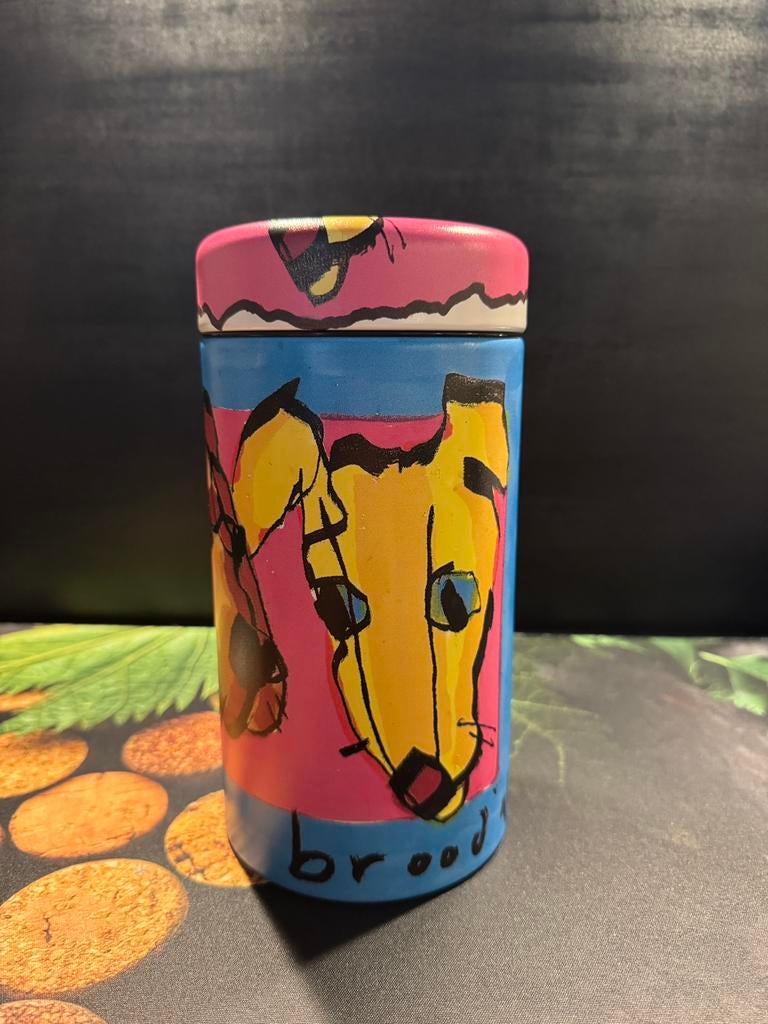 Brabantia beschuitbus Herman Brood, Ophalen of Verzenden, Zo goed als nieuw, Gebruiksvoorwerp