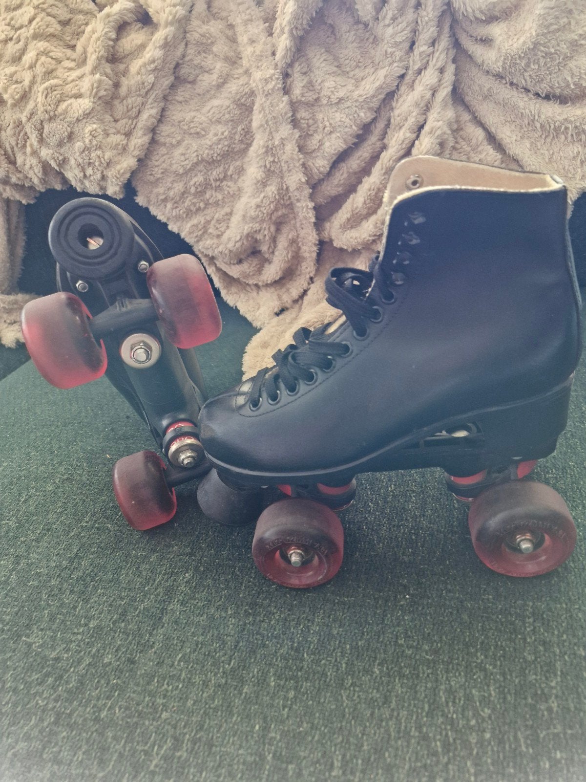 Zwarte rolschaatsen - Maat 33/34, Ophalen, Gebruikt, Kinderen