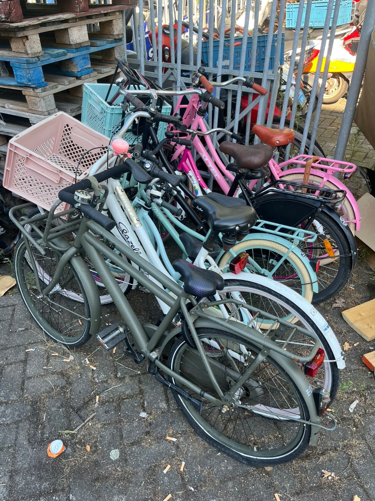 Partij kinder fietsen opknappers, Ophalen of Verzenden, Gebruikt