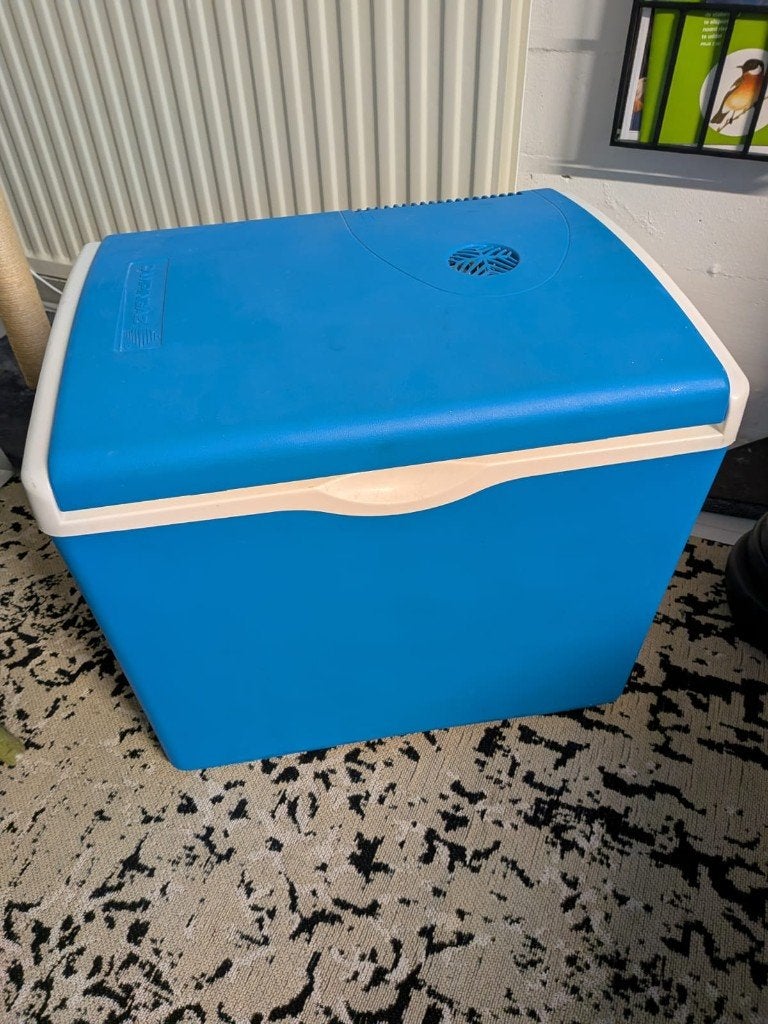 Elektrische Koelbox (12V/230V) met Omvormer, Ophalen, Gebruikt, Koelbox, Elektrisch