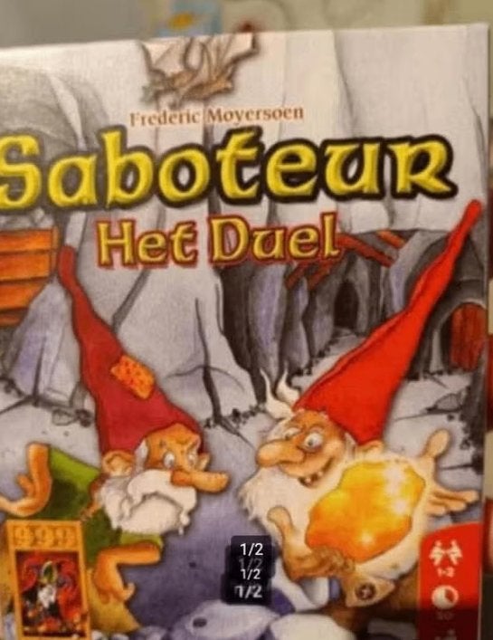 Saboteur het duel nieuw in seal, Nieuw, Ophalen of Verzenden