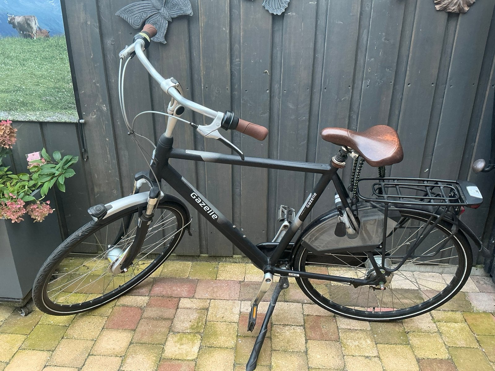 Gazelle comfort heren 8 versnellingen, Ophalen, Gebruikt, Versnellingen, 57 tot 61 cm