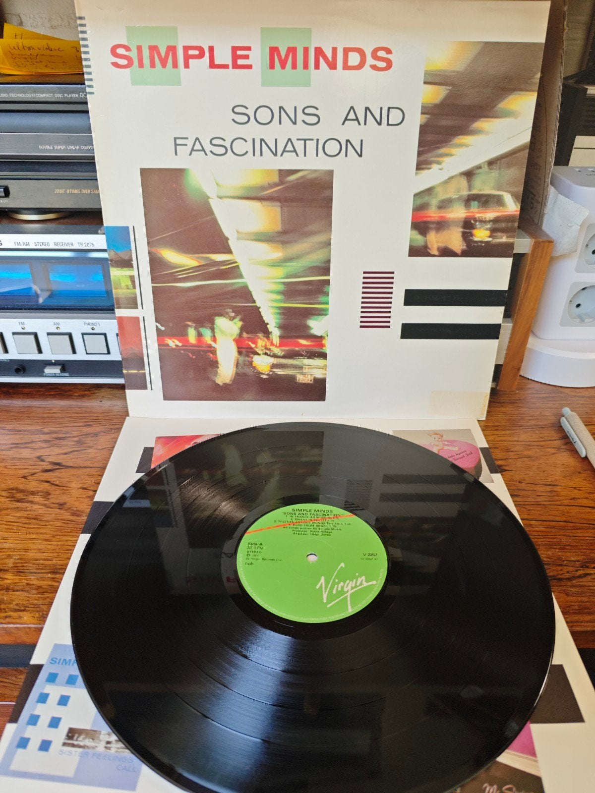 Simple Minds - Sons and Fascination / Sister Feelings Call, Cd's en Dvd's, Vinyl | Rock, Zo goed als nieuw, Dubbel-LP, Originele persing