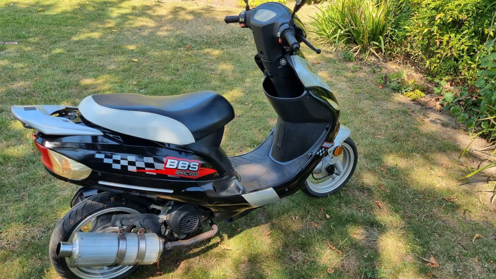 BBS Sport Scooter - Zwart/Zilver, Fietsen en Brommers, Scooters | Overige merken, Ophalen, Gebruikt, Maximaal 25 km/u, Benzine