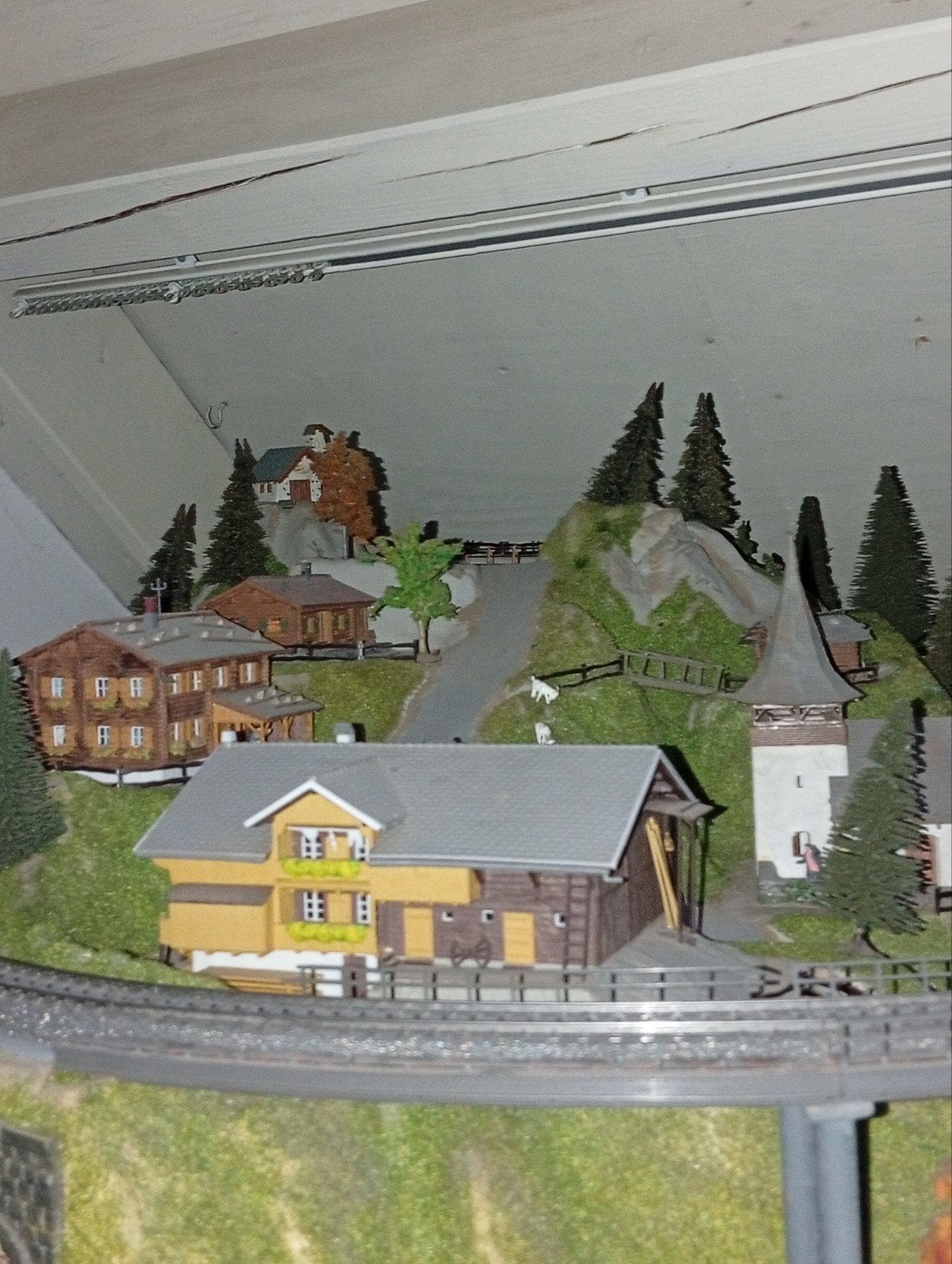 Treintafel met spoor en verlichting ( C rails digitaal), Hobby en Vrije tijd, Modeltreinen | H0, Ophalen, Wisselstroom, Gebruikt