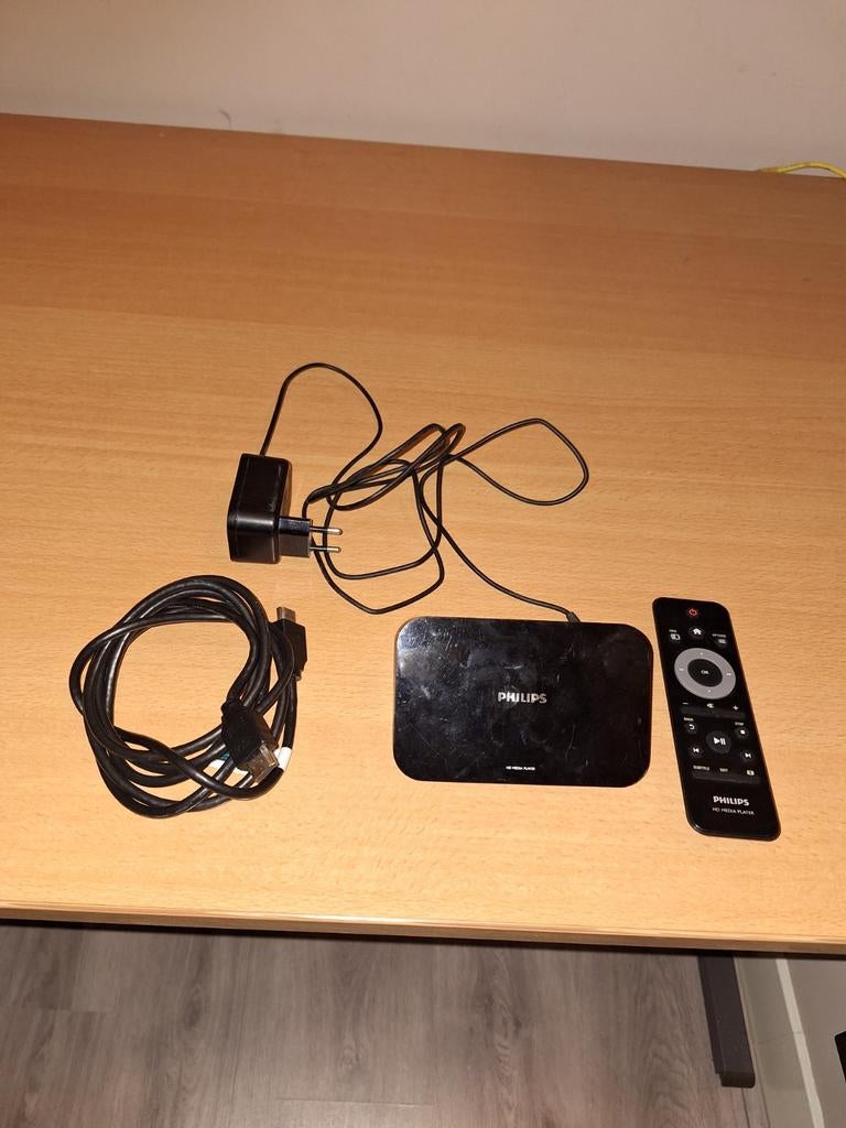 Philips HD media speler, Ophalen, Zo goed als nieuw, HDMI