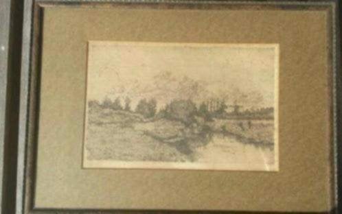 zeldzame ets nr 1 Gerard Willem Pieter v. Dokkum (1870-1931), Antiek en Kunst, Ophalen