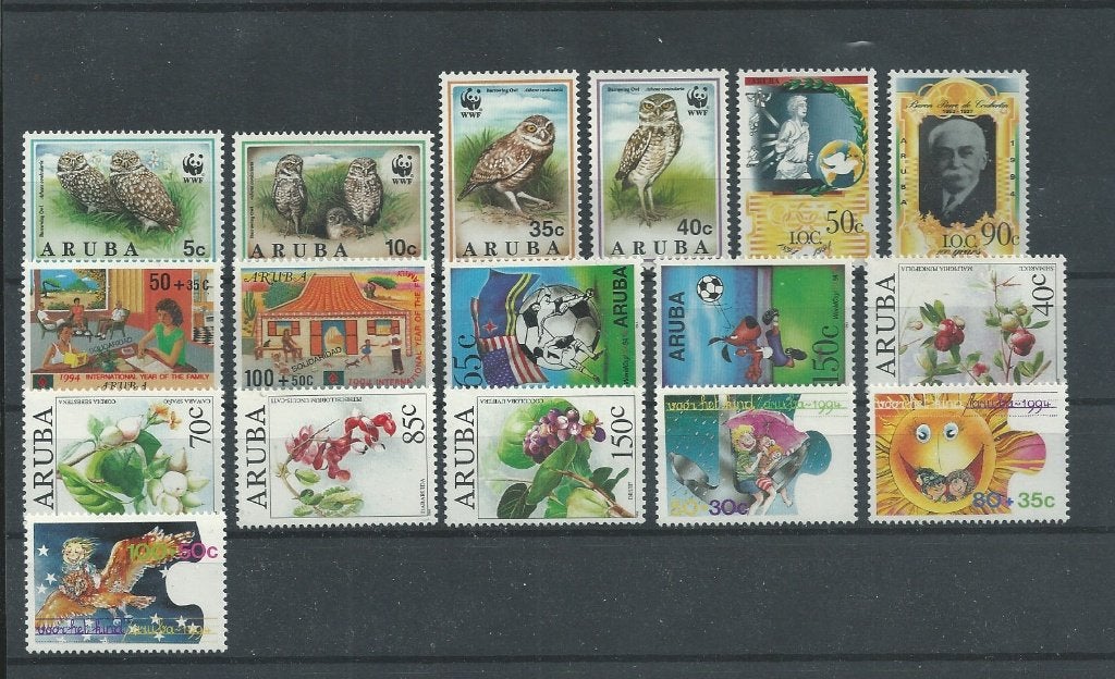 Aruba 1994, Complete jaargang, Postfris., Verzenden, Postfris