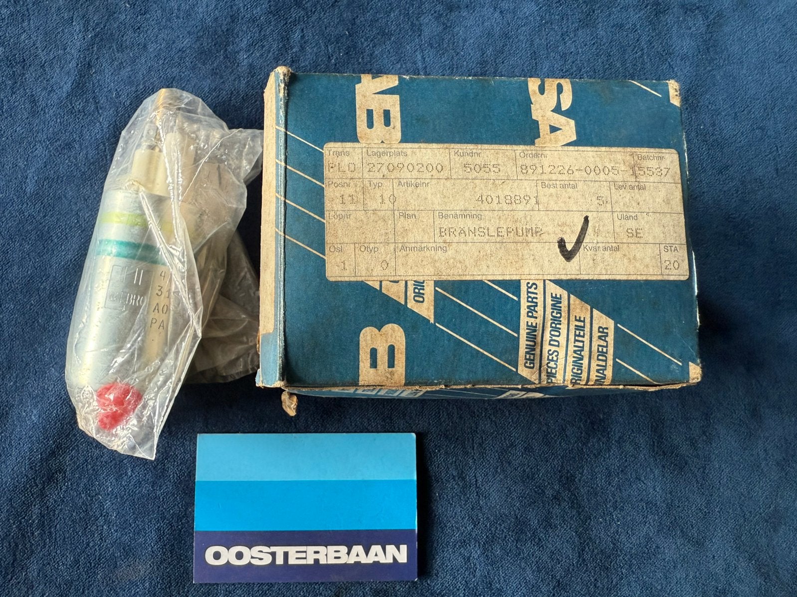 Brandstofpomp Saab 900 / 9000 NOS, Ophalen of Verzenden