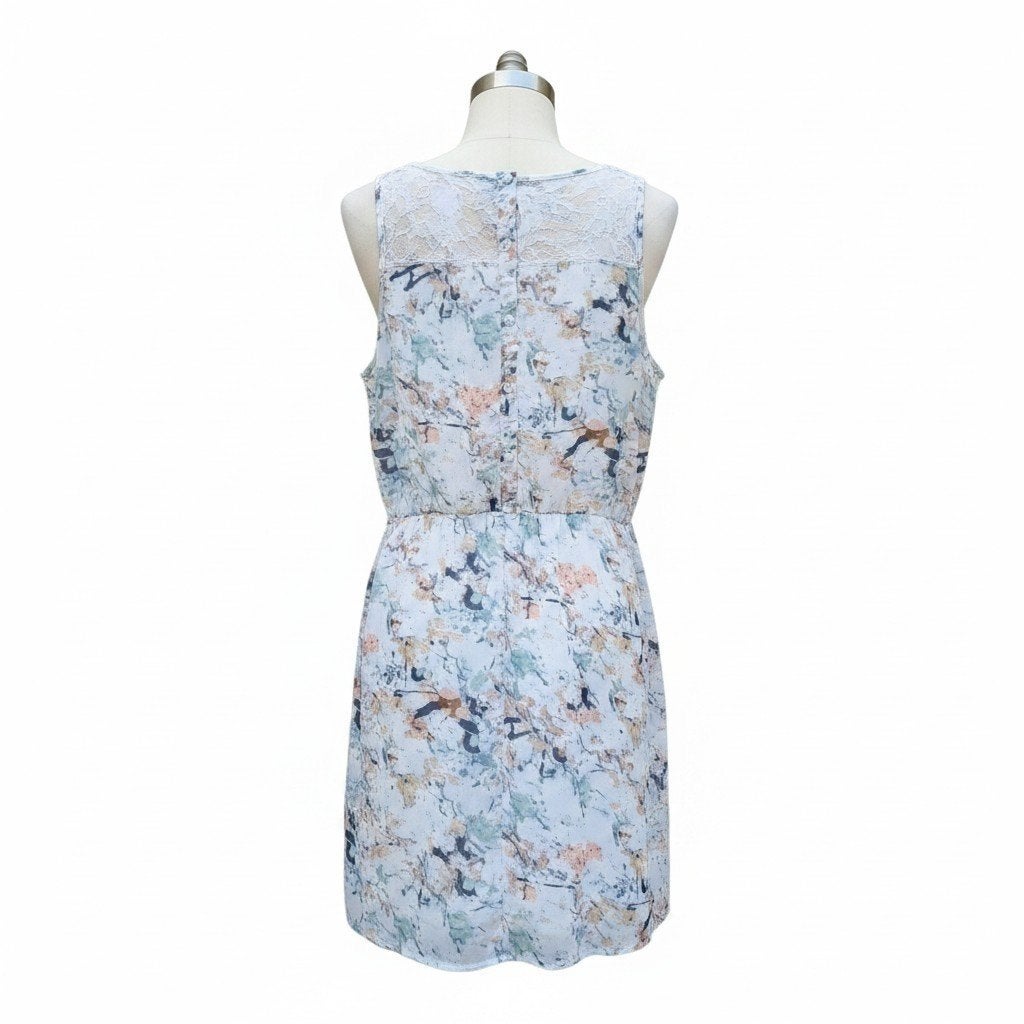 Only jurk  gevoerd  maat 38 bloemen dessin, Maat 38/40 (M), Only, Blauw, Ophalen of Verzenden