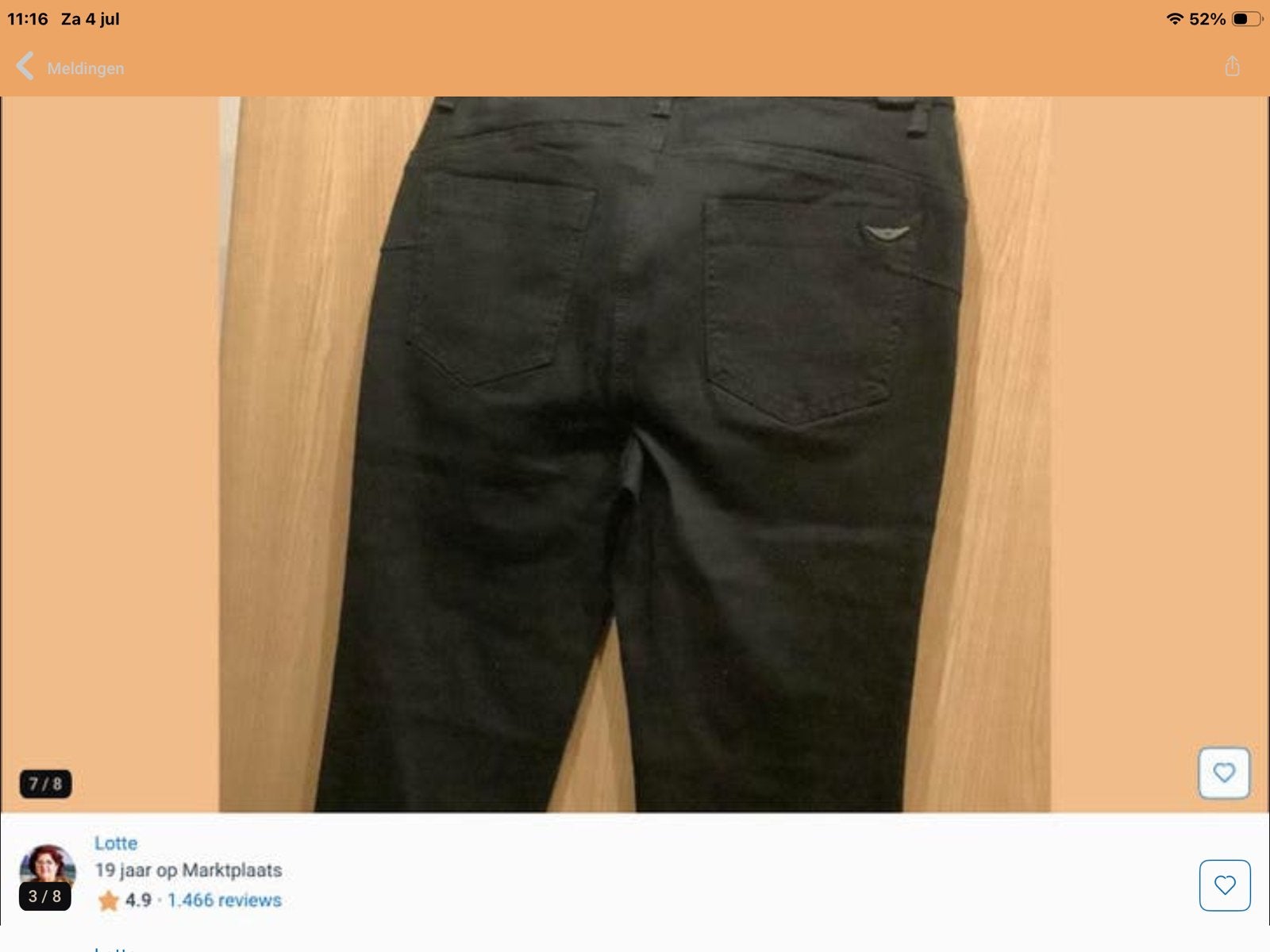 Nieuwe zwarte jeans met parels - Maat 36., Ophalen of Verzenden, Nieuw, Zwart, W28 - W29 (confectie 36)