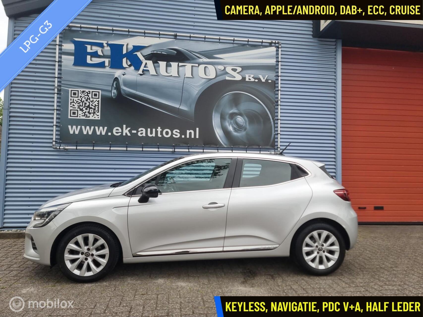 Renault Clio 1.0 TCe Bi-Fuel LPG-G3. Luxe en in topstaat !, Auto's, Voorwielaandrijving, 101 pk, Leder en Stof, 49 €/maand