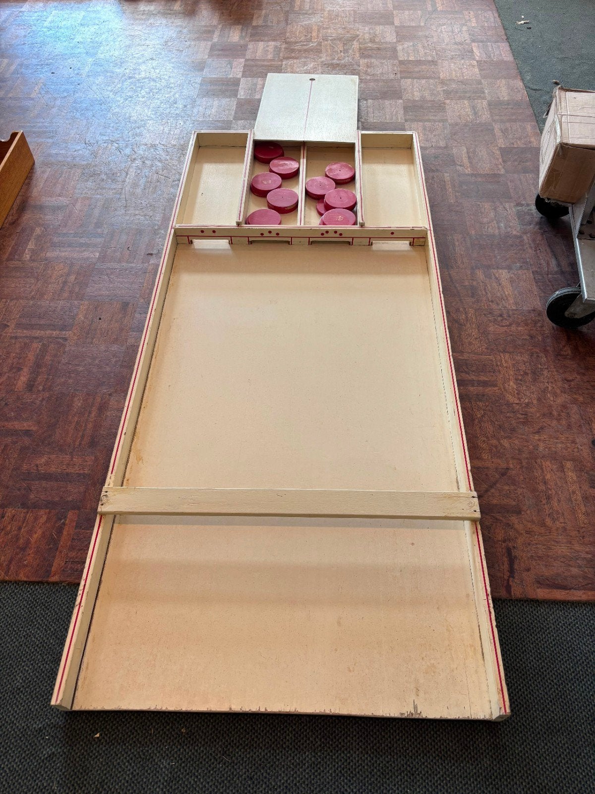 Oud Hollands Spel: Sjoelbak (Groot Model ca 180x80cm), Ophalen, Gebruikt