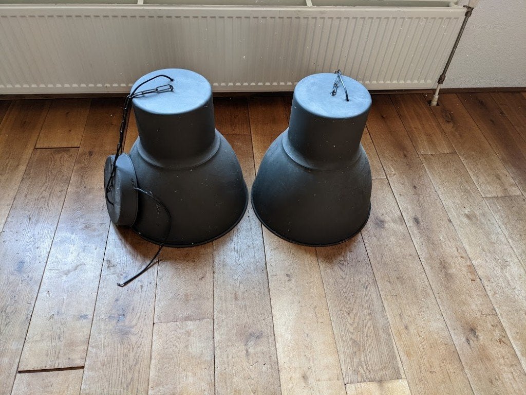 Hanglamp Hektar (Ikea), Ophalen, E27 (groot), Zo goed als nieuw, Metaal