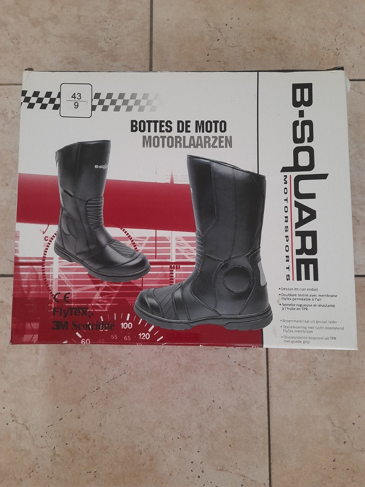 Motorlaarzen B-Square- Maat 43, Ophalen of Verzenden
