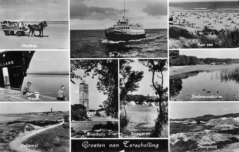 377-617-009 Terschelling, Verzenden, Voor 1920, Friesland