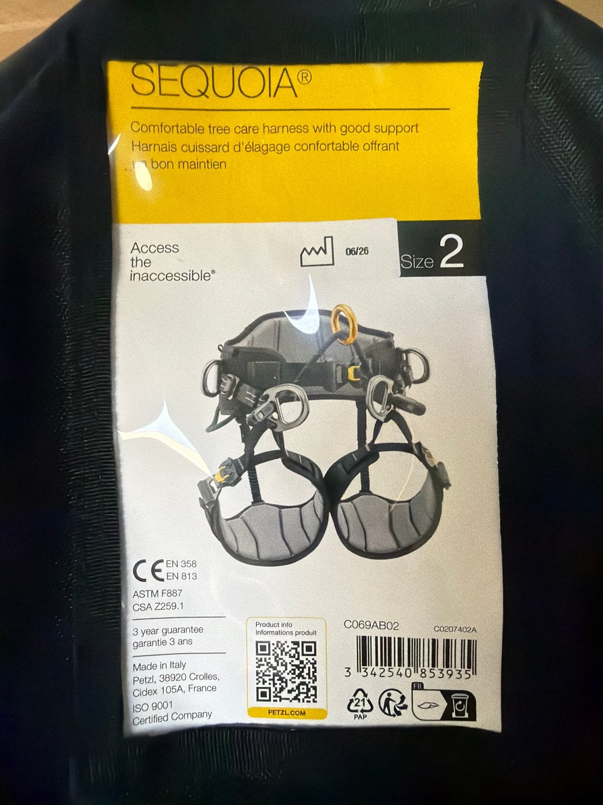 Nieuw Petzl Sequoia zit harnas - Keuringsdatum 2026, Ophalen, Nieuw, Klimsport-accessoire