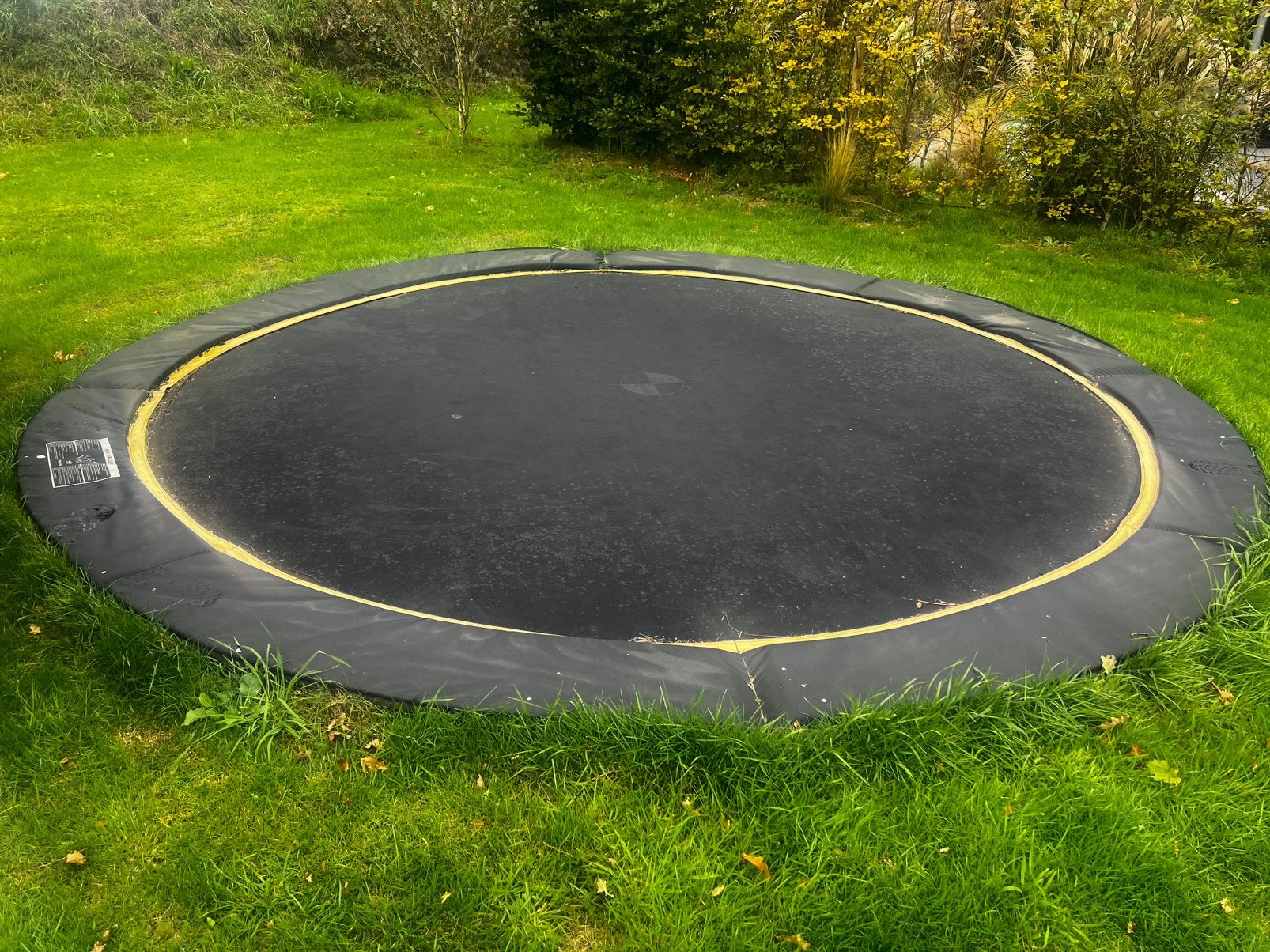 Trampoline 360 doorsnee in de grond, Ophalen, Gebruikt