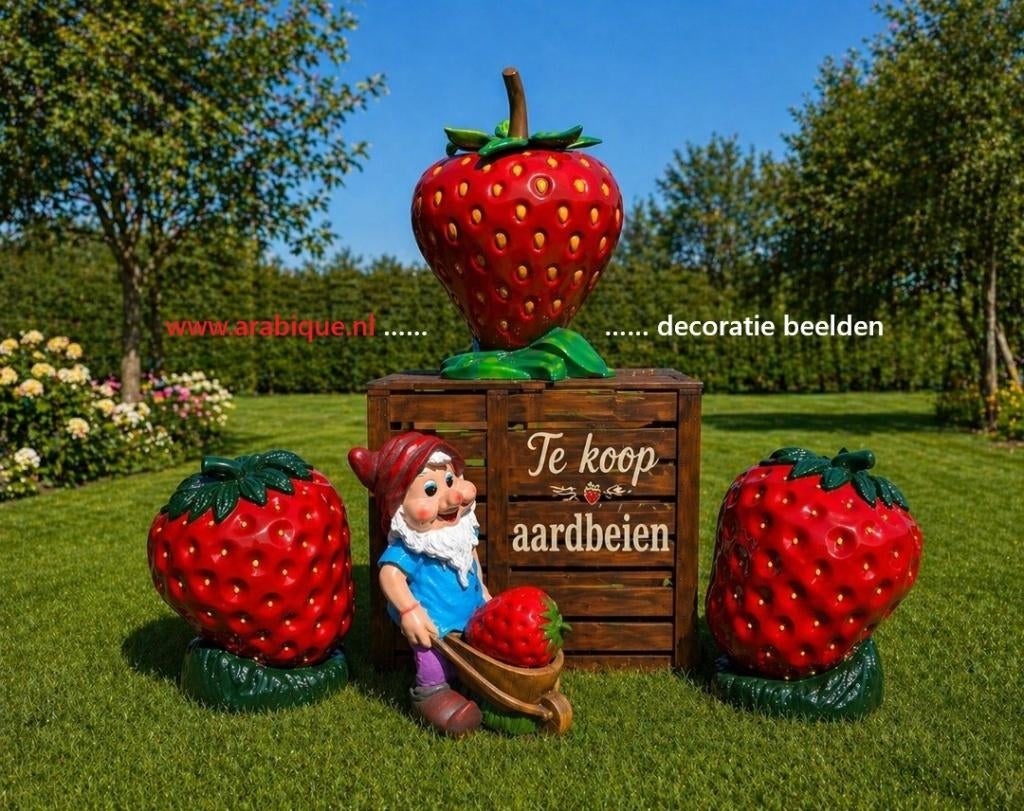 Aardbei XXXL     Aardbei-kiosk    Aardbei koe, Ophalen of Verzenden, Nieuw, Kunststof, Overige typen
