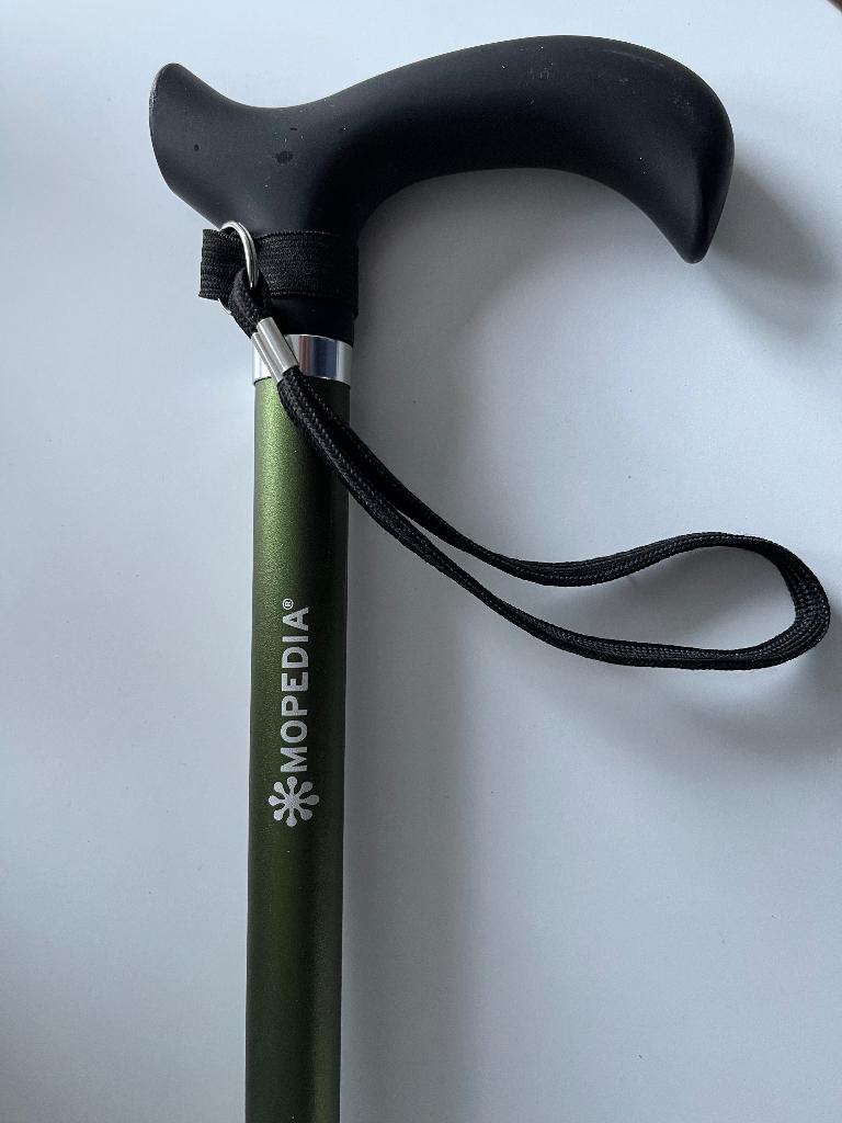Wandelstok aluminium verstelbaar Mopedia, Diversen, Wandelstokken, Ophalen, Verstelbaar, Gebruikt