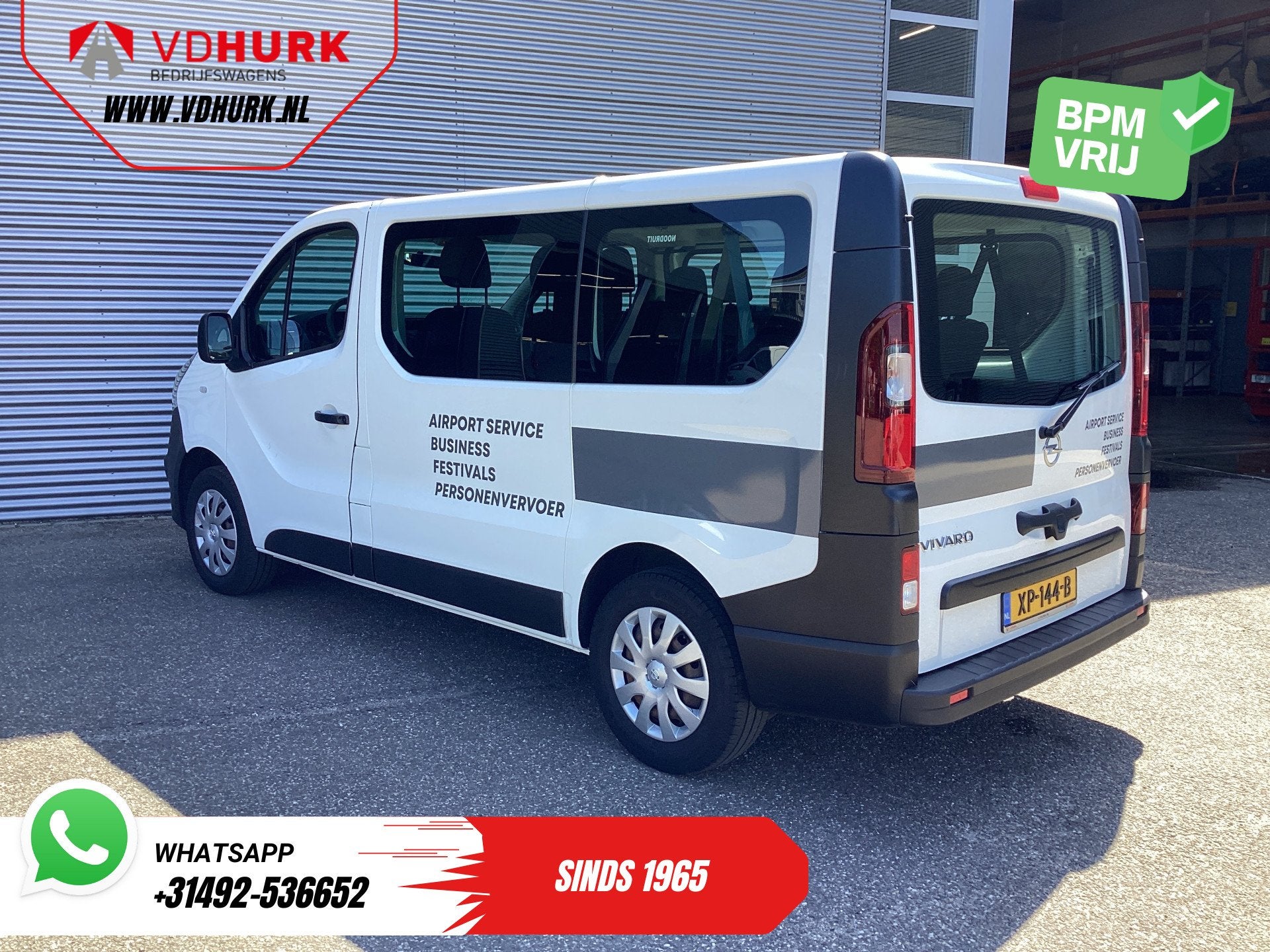 Opel Vivaro Combi 1.6 CDTI EURO6 EXPORT € 13.847,- Incl. B, Auto's, Voorwielaandrijving, Stof, Gebruikt, Euro 6