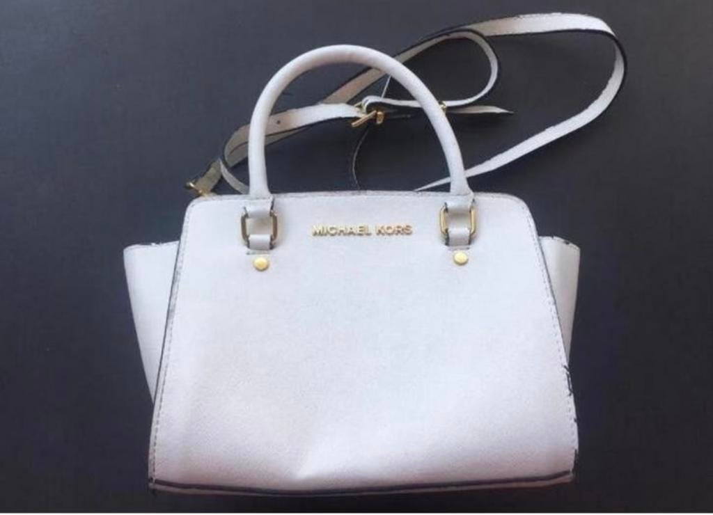 Michael Kors Handtas Wit - Zo goed als nieuw, Ophalen of Verzenden, Zo goed als nieuw, Wit, Handtas