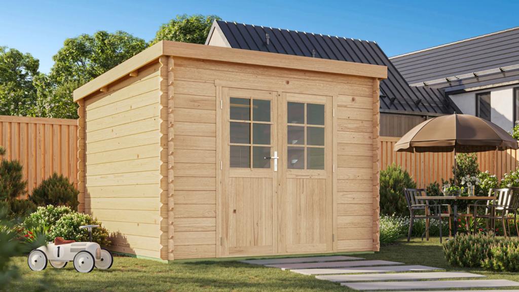 Blokhut - Tuinhuis, Tuin en Terras, Tuinhuizen, Ophalen, 200 tot 400 cm, 250 tot 500 cm, Blokhut