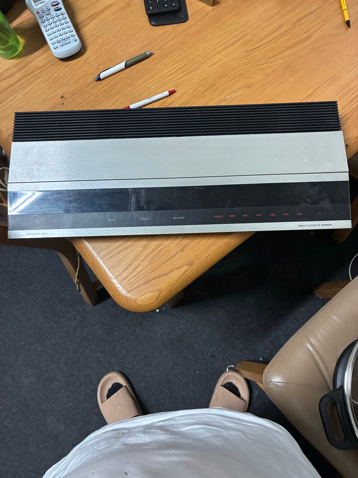 Vintage Bang & Olufsen Beomaster 1900 Receiver, Overige merken, Gebruikt, Ophalen of Verzenden, Minder dan 60 watt
