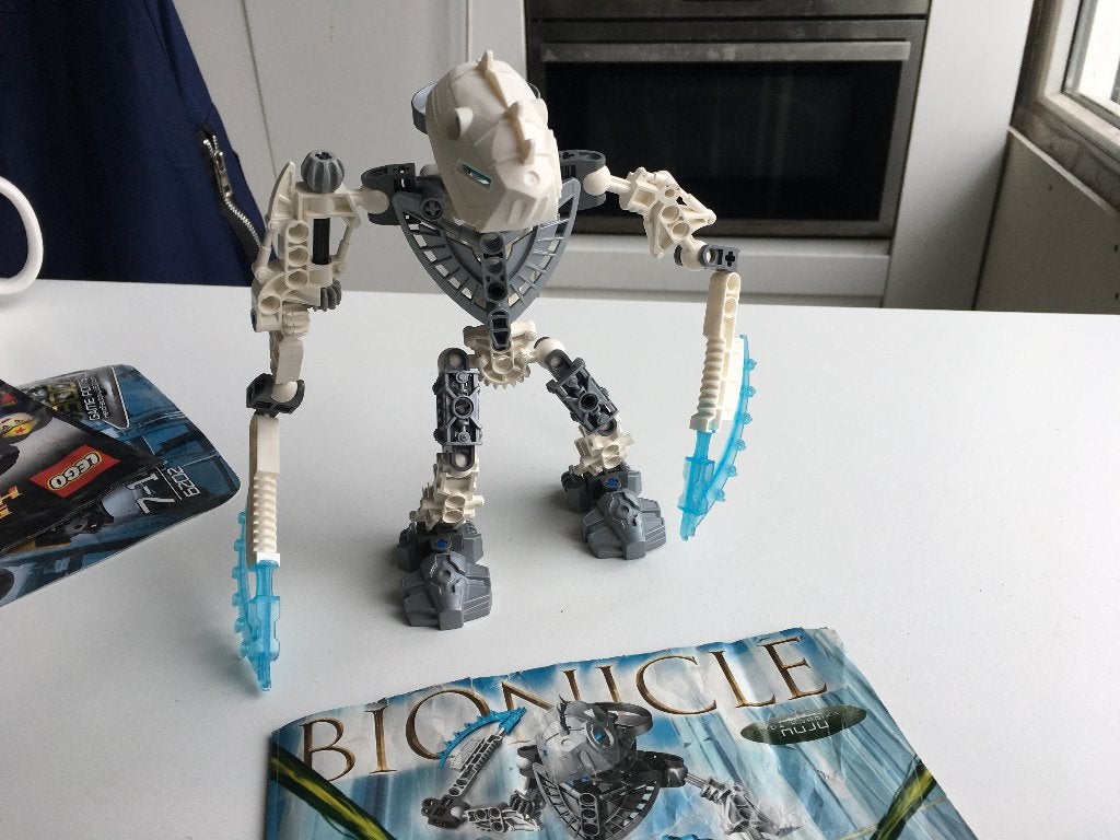 LEGO Bionicle - Toa Hordika Nuju - 8741, Gebruikt, Bionicle, Lego, Inclusief instructies