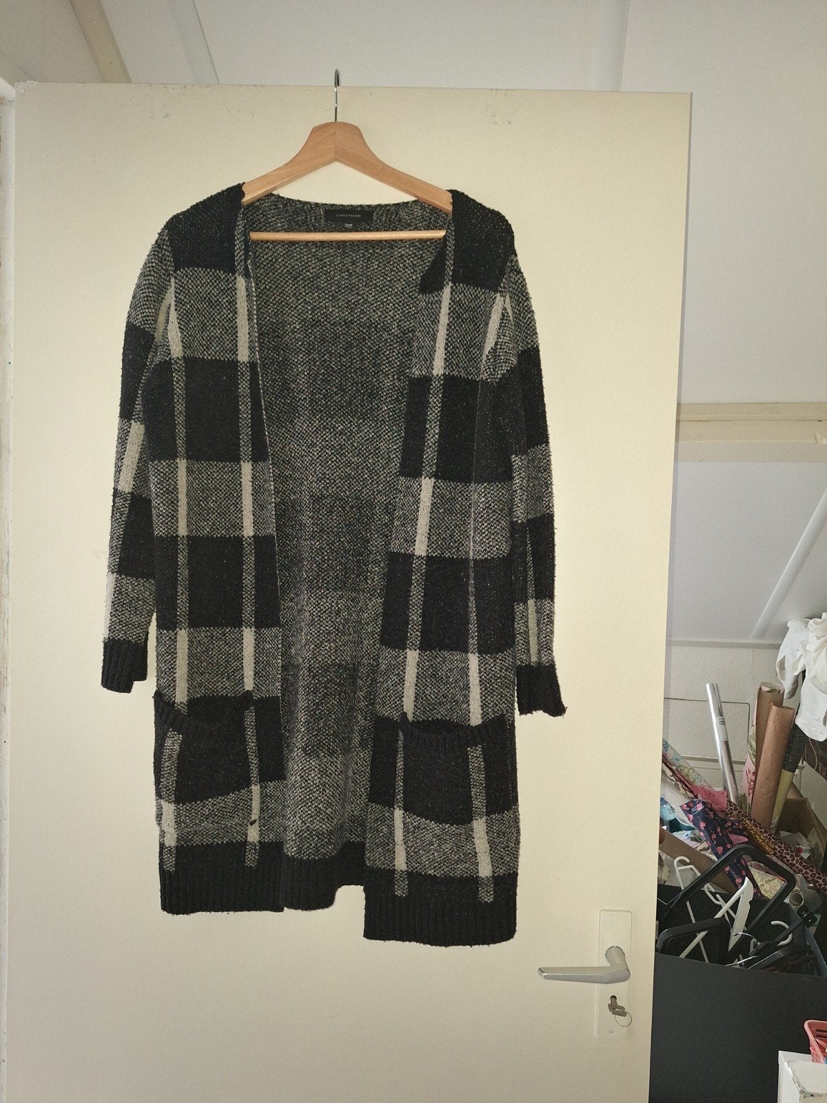 Geruit vest met zakken Atmosphere maat S, Kleding | Dames, Atmosphere, Ophalen of Verzenden, Zo goed als nieuw, Maat 36 (S)