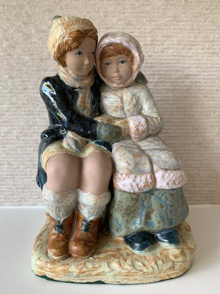 Schattig Vintage beeld Porcelana Artistica Levantina Spanje, Ophalen