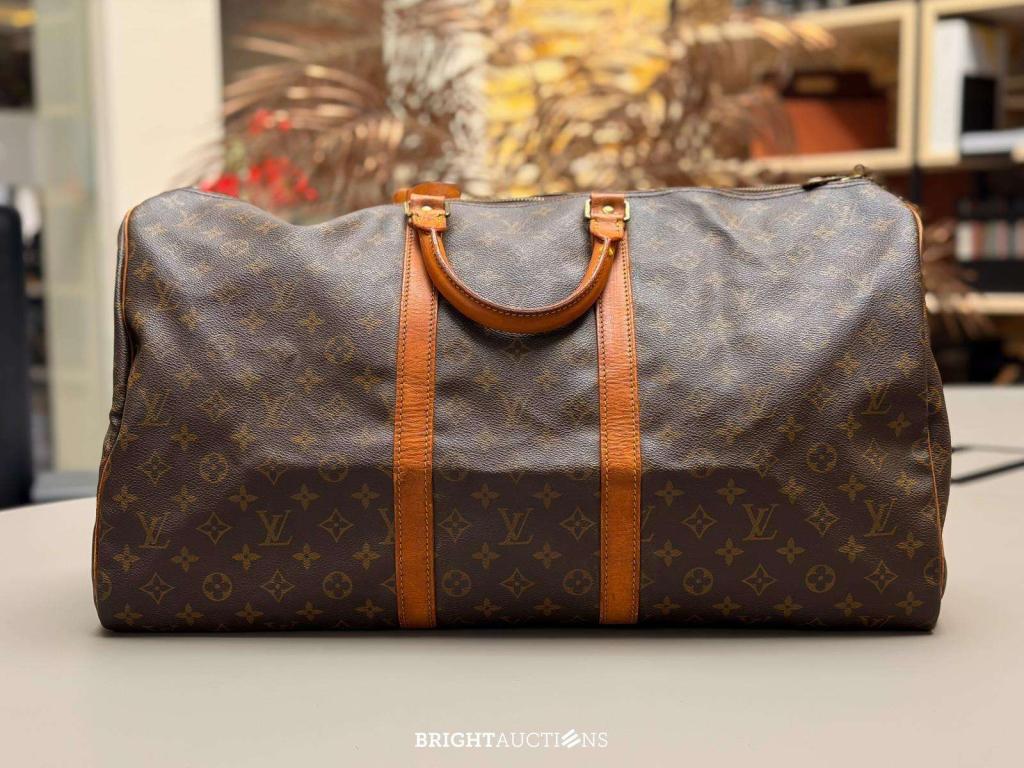 Louis Vuitton Keepall 55, Sieraden, Tassen en Uiterlijk, Tassen | Reistassen en Weekendtassen, 40 tot 60 cm, Gebruikt, 20 tot 30 cm