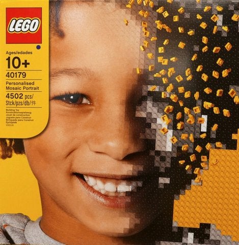 Lego Personalised Mosaic Portrait nr 40179, Lego, Lego, Overige thema's, Lego
