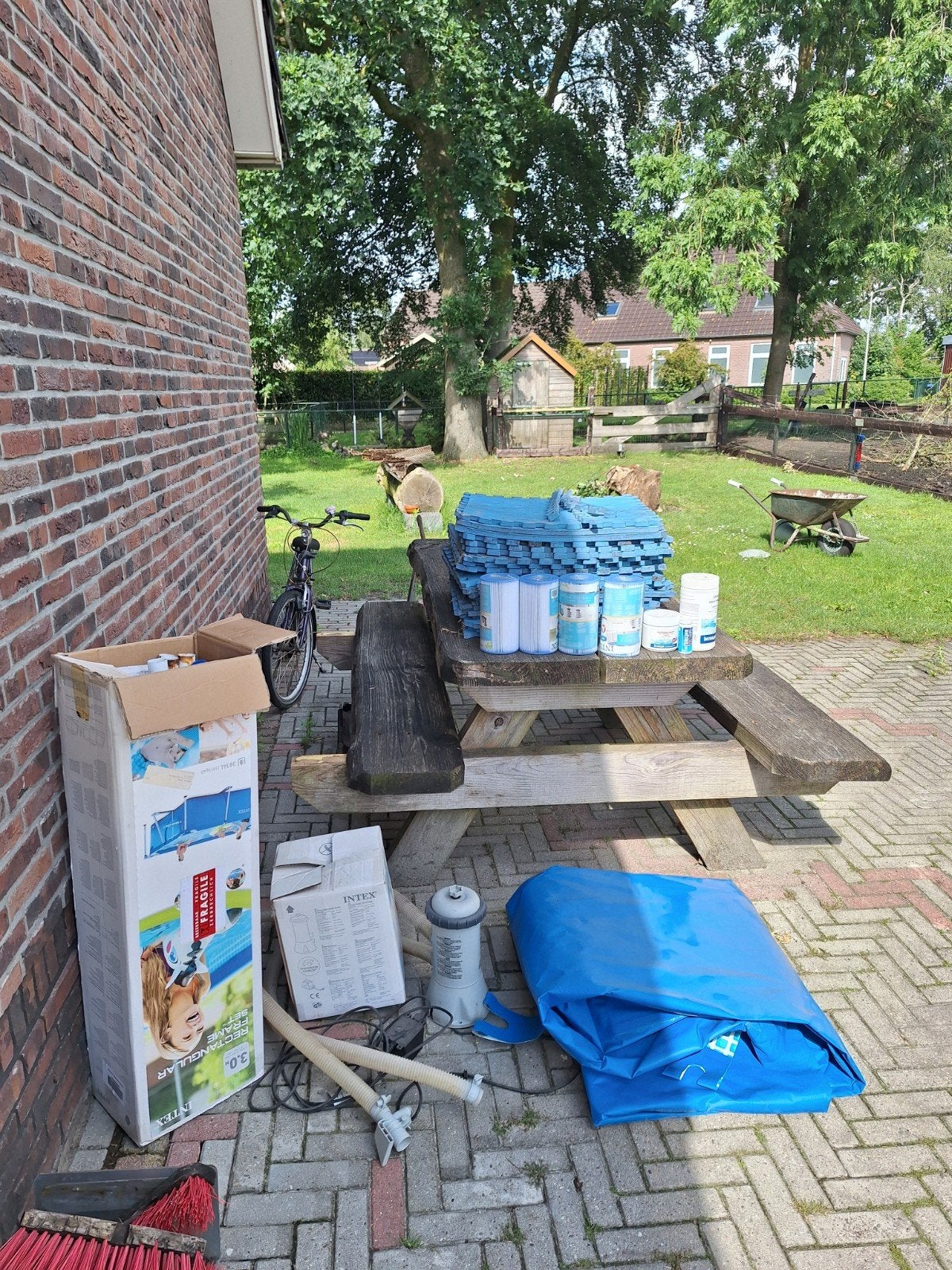 Intex zwembad 2x3x0.75 meter, Ophalen, Minder dan 80 cm, Minder dan 200 cm, Opzetzwembad
