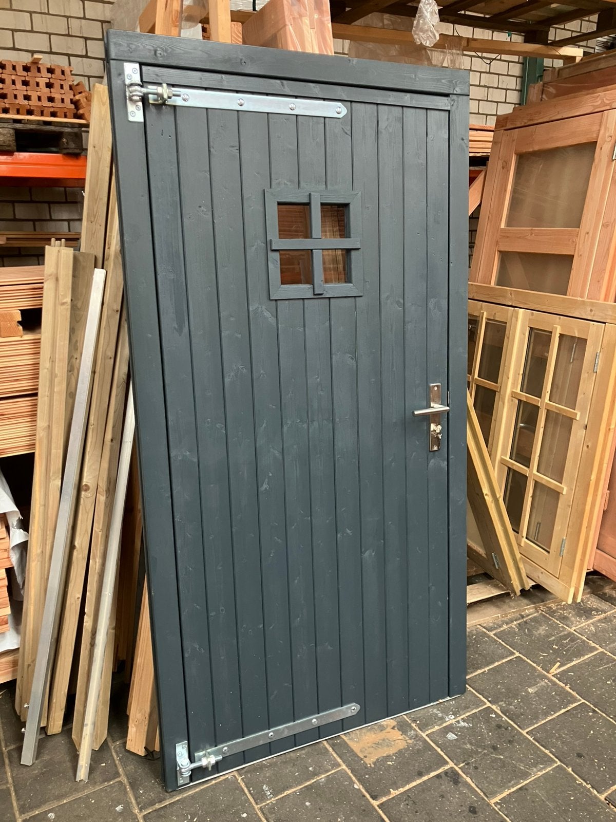 Antactiet begeitste deur  108x209cm, Ophalen, Zo goed als nieuw