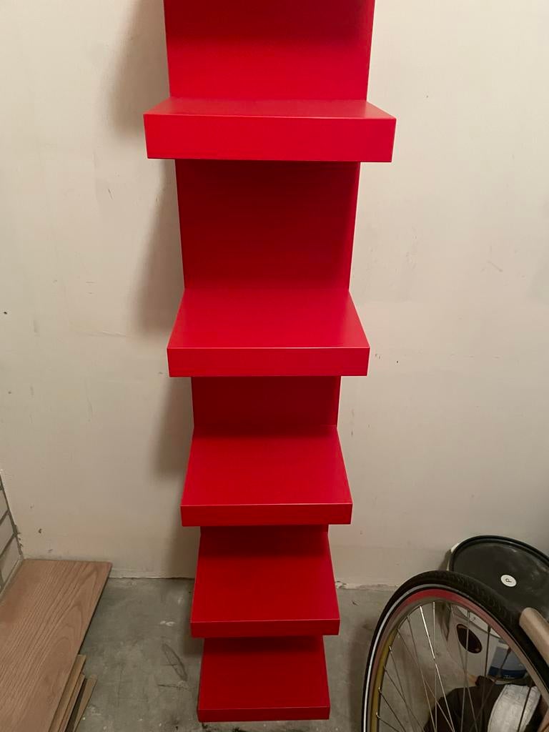 IKEA LACK wandplank rood - zigzag design, Ophalen of Verzenden, Gebruikt