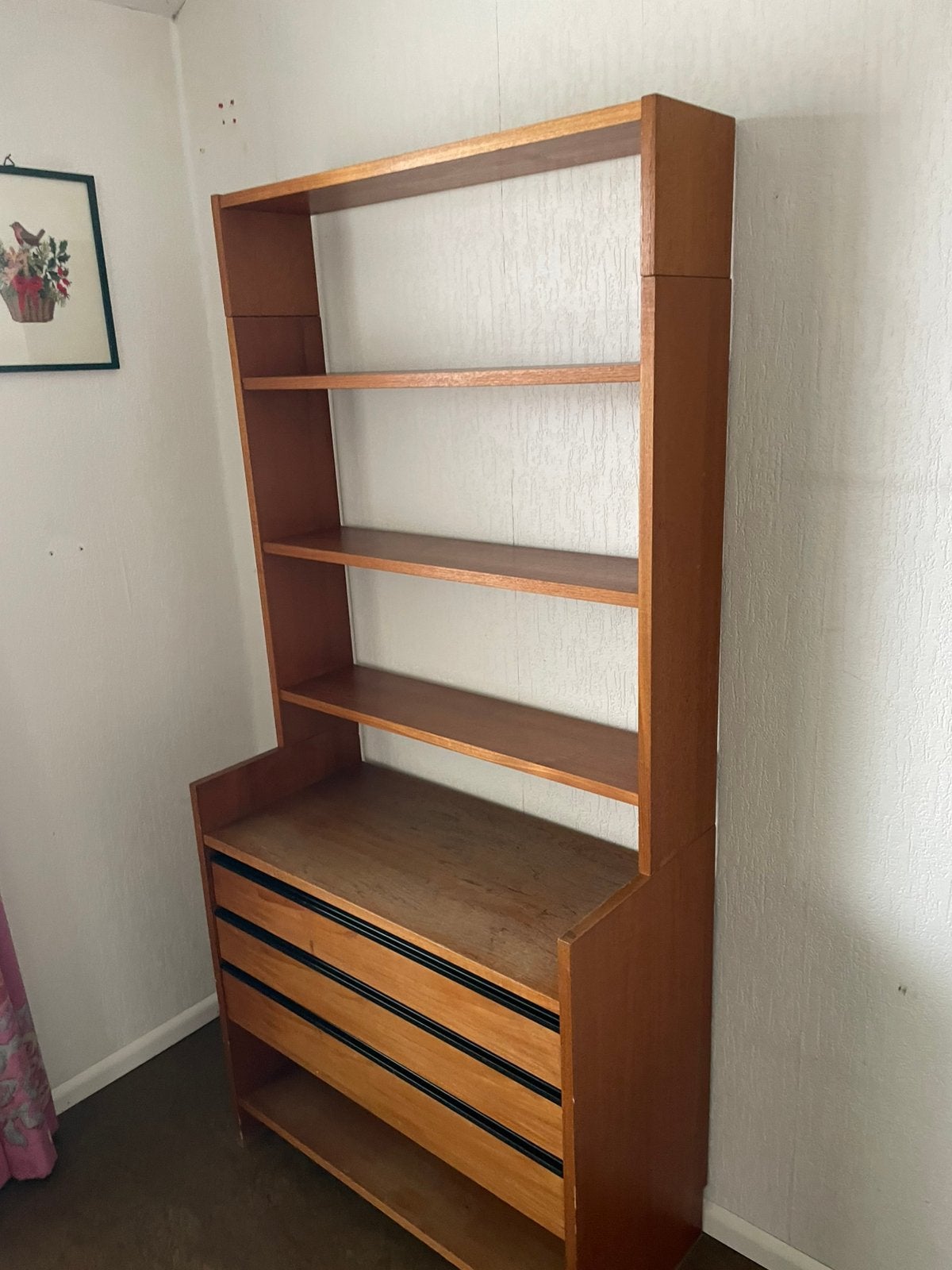 Poul cadovius, wandkast. Jaren 60., Huis en Inrichting, Ophalen, Teakhout, 50 tot 100 cm, Zo goed als nieuw
