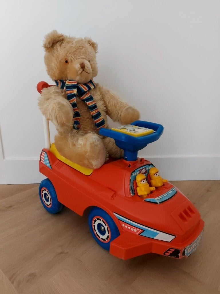 Vintage Retro Loopauto Speelauto 'Space Car' uit 1988, Ophalen, Gebruikt