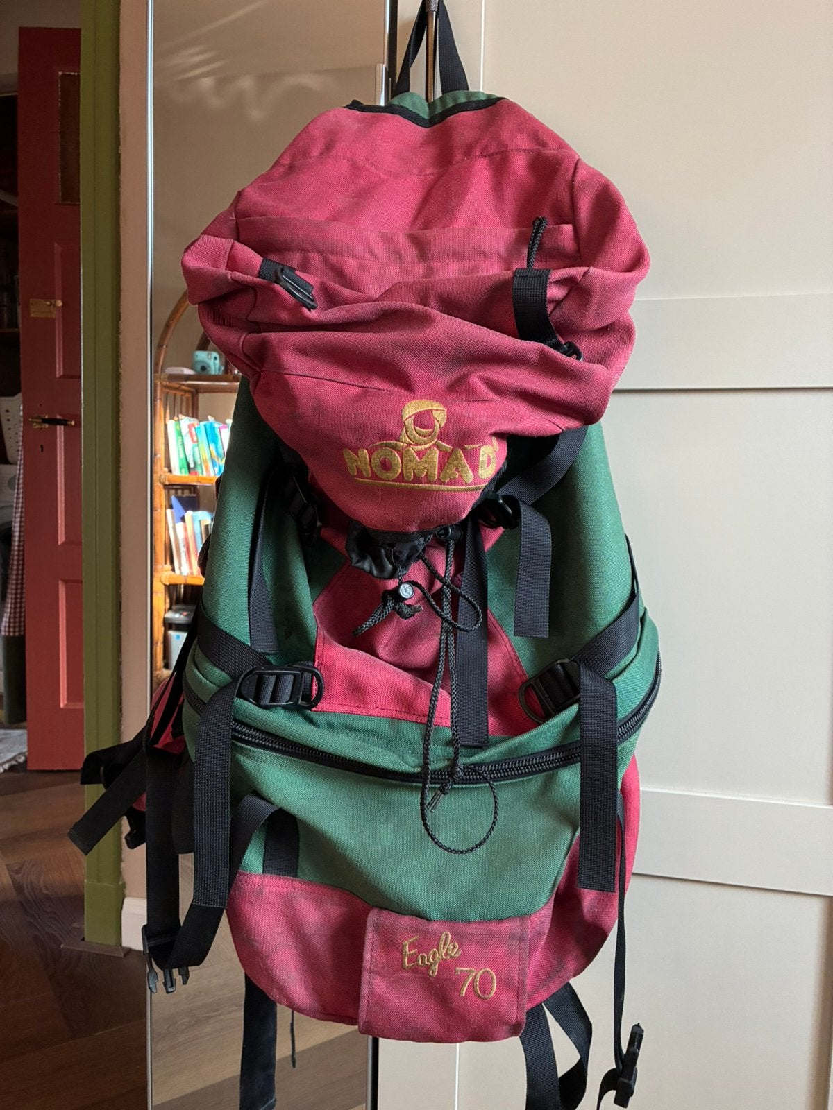 Vintage Nomad Eagle 70 liter backpack, Ophalen, Gebruikt