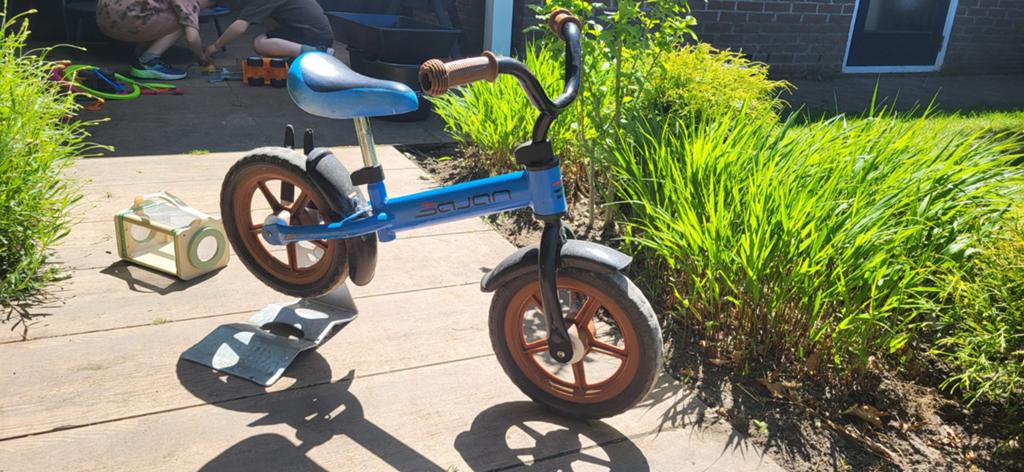 Blauwe loopfiets, Ophalen of Verzenden, Gebruikt, Loopfiets