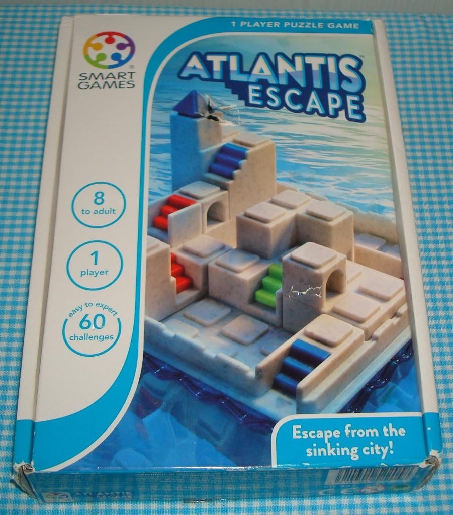 SMART GAMES Atlantis Escape spel  vanaf 8 jaar, Ophalen of Verzenden, Zo goed als nieuw, Puzzelen
