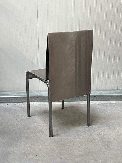 Jaren 80 eetkamerstoelen 2x vintage postmodern prijs p/stuk, Ophalen, Minder dan 50 cm, Gebruikt, .