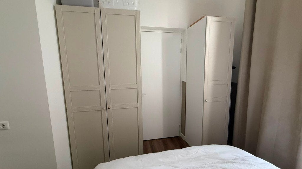 IKEA PAX (100+50 cm)| beige deuren | incl. schoenlades, Ophalen, Met deur(en), Gebruikt, 200 cm of meer