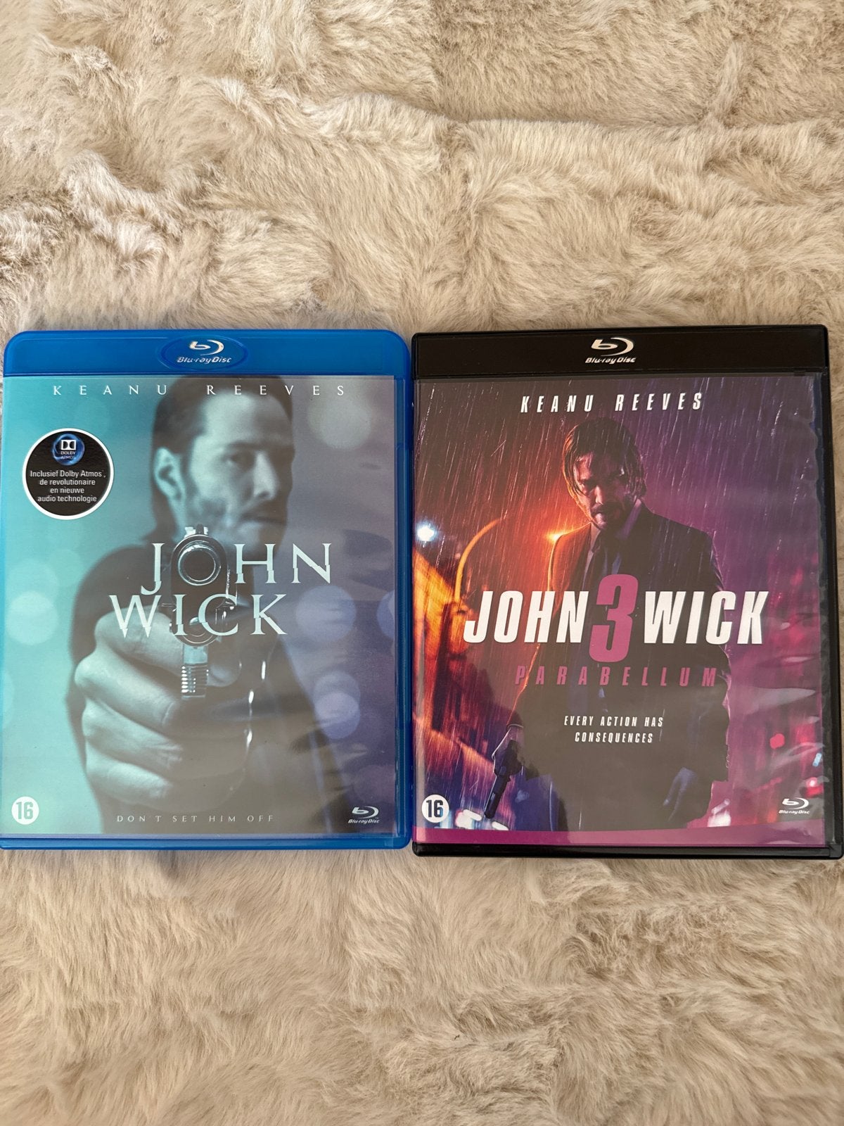 John Wick 1 & 3 Blu-ray - Actie en Avontuur, Cd's en Dvd's, Blu-ray, Engels, Vanaf 16 jaar, Nederlands, Boxset