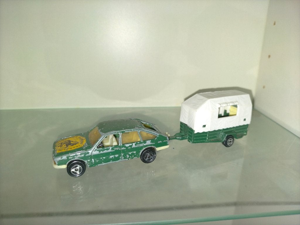 Majorette Simca Talbot 1308+aanhanger, Ophalen of Verzenden, Gebruikt, Majorette