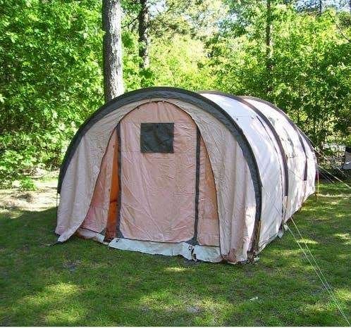4-6 persoons tunnel tent, Caravans en Kamperen, Tenten, Ophalen, Gebruikt, Tot en met 6