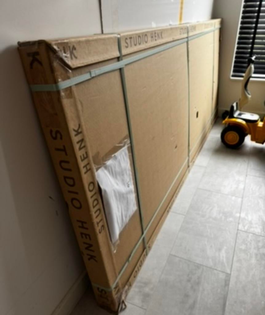 NIEUW IN DOOS - Studio Henk eettafel Slim HPL Fenix Zwart, Huis en Inrichting, Tafels | Eettafels, Ophalen, 50 tot 100 cm, Vijf personen of meer