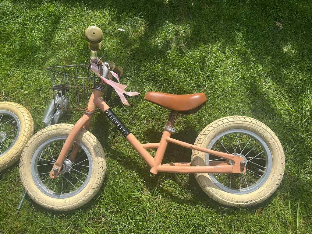 Veloretti Loopfiets & Driewieler, Ophalen, Zijwieltjes, Gebruikt, Velgrem